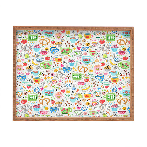 Ninola Design Tea and Coffee Snacks Rectangular Tray