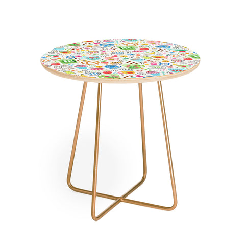 Ninola Design Tea and Coffee Snacks Round Side Table