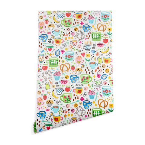 Ninola Design Tea and Coffee Snacks Wallpaper