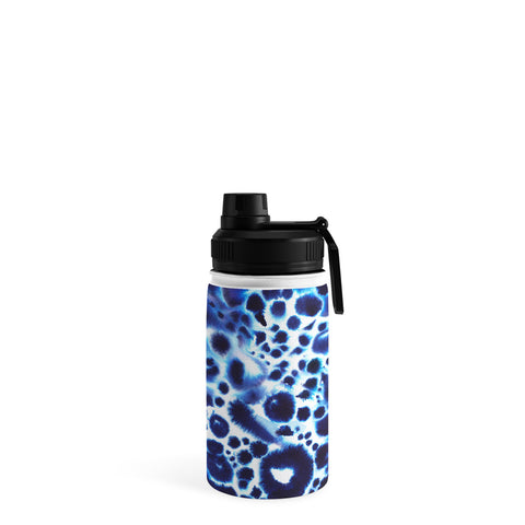 Ninola Design Textural abstract Blue Water Bottle