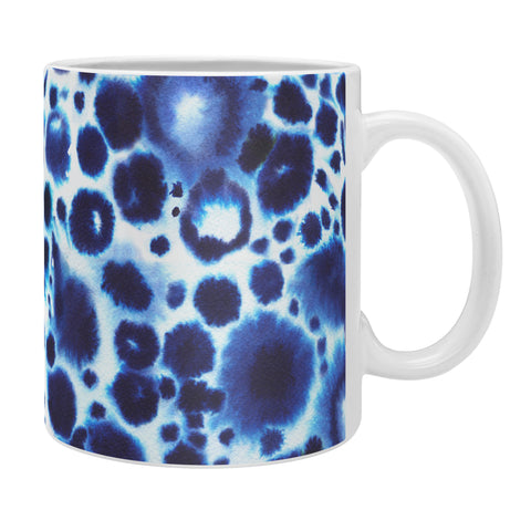 Ninola Design Textural abstract Blue Coffee Mug