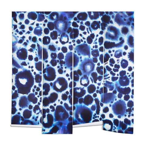 Ninola Design Textural abstract Blue Wall Mural