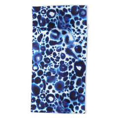 Ninola Design Textural abstract Blue Beach Towel