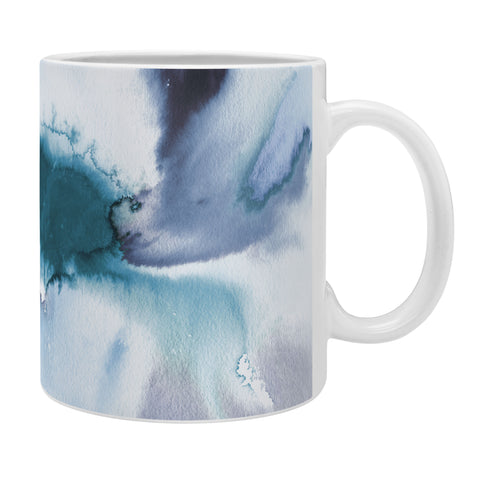 Ninola Design Textural abstract Indigo Coffee Mug