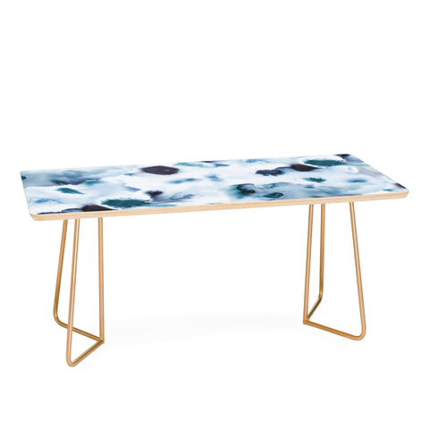 Ninola Design Textural abstract Indigo Coffee Table