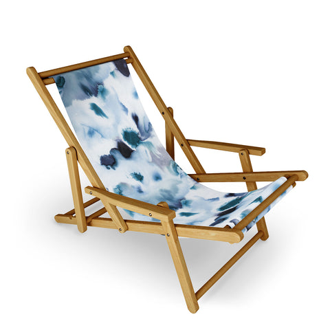 Ninola Design Textural abstract Indigo Sling Chair