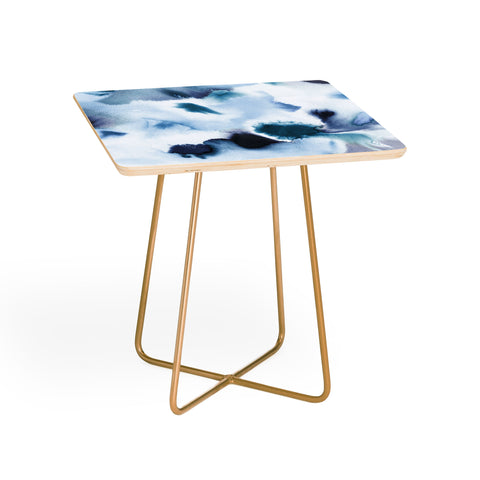 Ninola Design Textural abstract Indigo Side Table