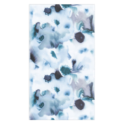 Ninola Design Textural abstract Indigo Tablecloth