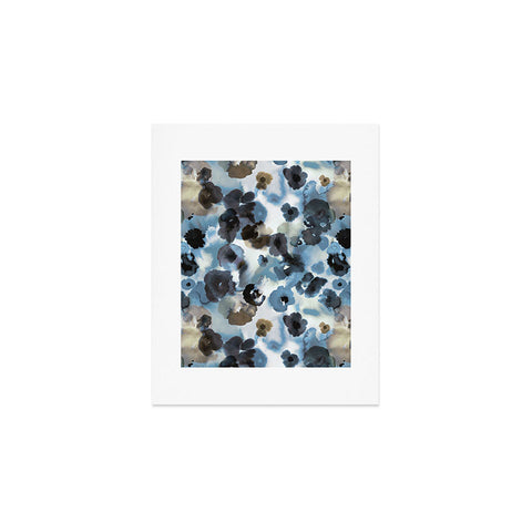 Ninola Design Textural Flowers Abstract Art Print