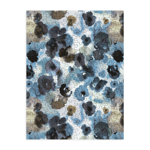 Ninola Design Textural Flowers Abstract Puzzle