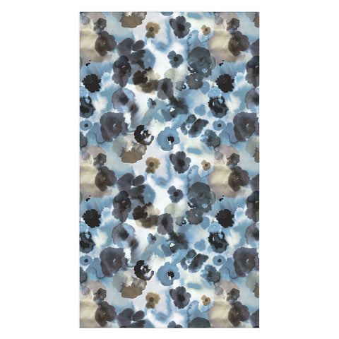 Ninola Design Textural Flowers Abstract Tablecloth
