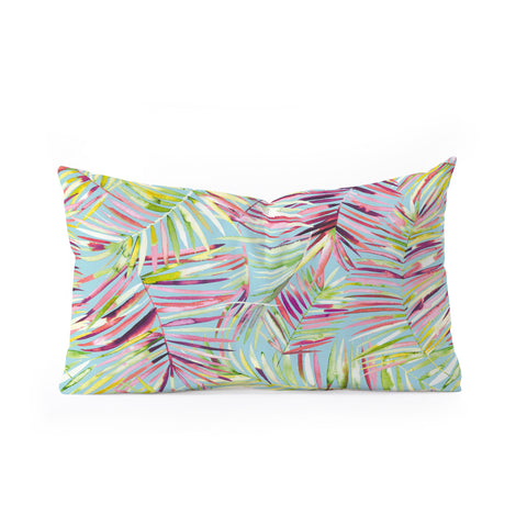 Ninola Design Tranquility Palms Oblong Throw Pillow