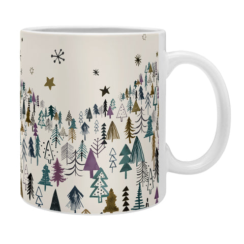 Ninola Design Trees Forest Night Coffee Mug