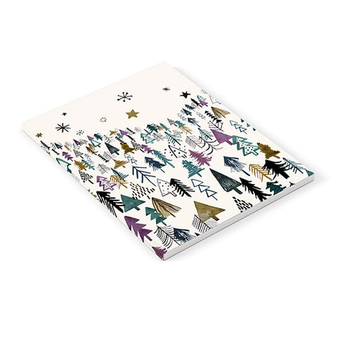 Ninola Design Trees Forest Night Notebook