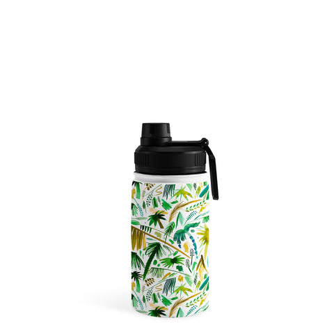 Ninola Design Tropical Expressive Palms Water Bottle