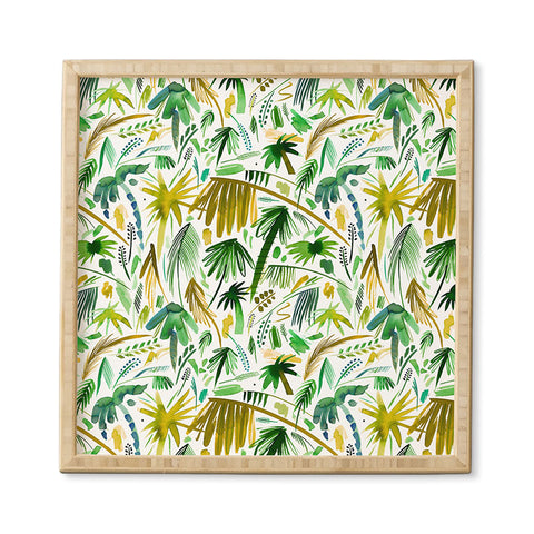Ninola Design Tropical Expressive Palms Framed Wall Art