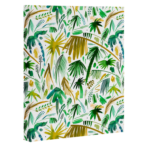 Ninola Design Tropical Expressive Palms Art Canvas
