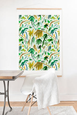Ninola Design Tropical Expressive Palms Art Print And Hanger