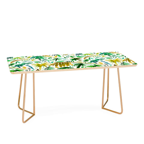 Ninola Design Tropical Expressive Palms Coffee Table