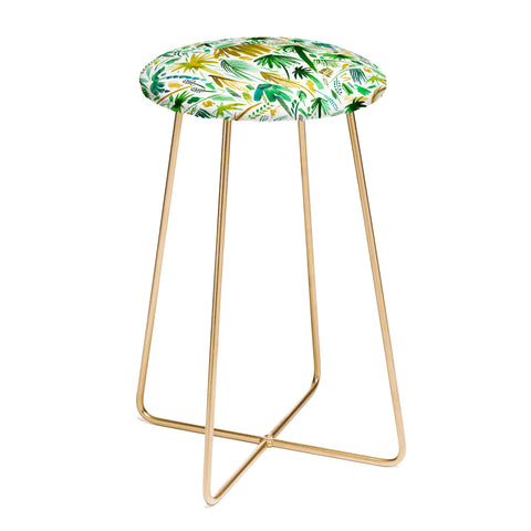 Ninola Design Tropical Expressive Palms Counter Stool