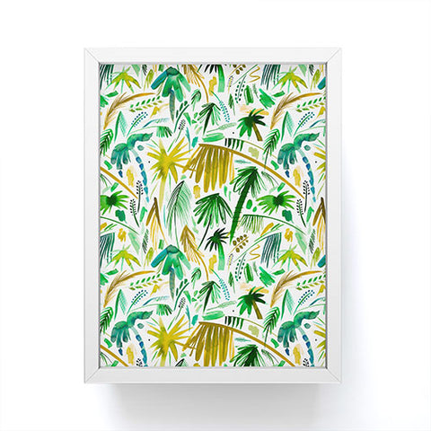 Ninola Design Tropical Expressive Palms Framed Mini Art Print