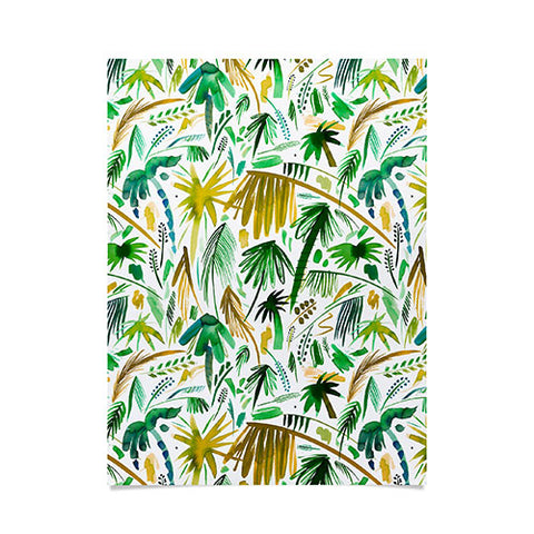 Ninola Design Tropical Expressive Palms Poster