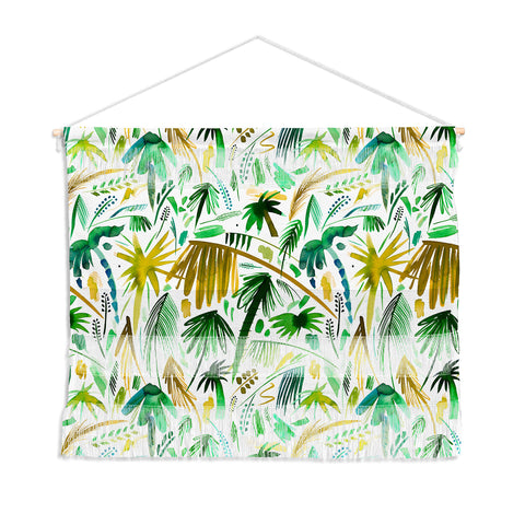 Ninola Design Tropical Expressive Palms Wall Hanging Landscape