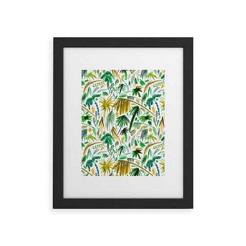 Ninola Design Tropical Expressive Palms Framed Art Print