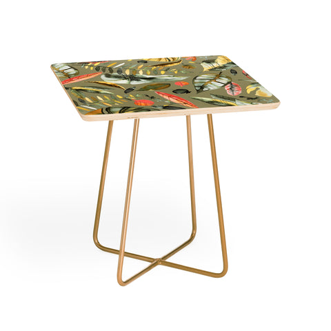 Ninola Design Tropical plants Sunbaked Green Side Table