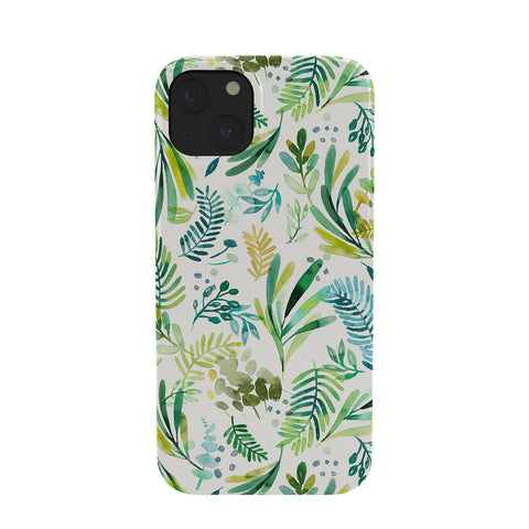 Ninola Design Tuscany Olive Green Leaves Phone Case