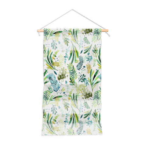 Ninola Design Tuscany Olive Green Leaves Wall Hanging Portrait