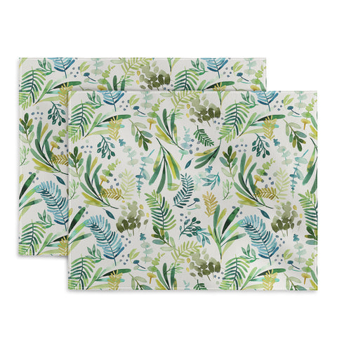 Ninola Design Tuscany Olive Green Leaves Placemat
