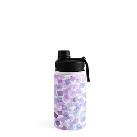Ninola Design Very Peri Plaids Confetti Water Bottle
