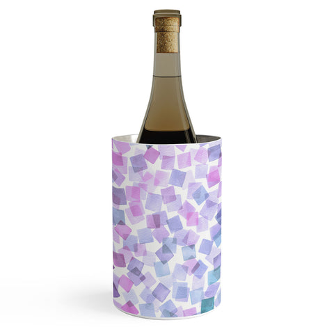 Ninola Design Very Peri Plaids Confetti Wine Chiller