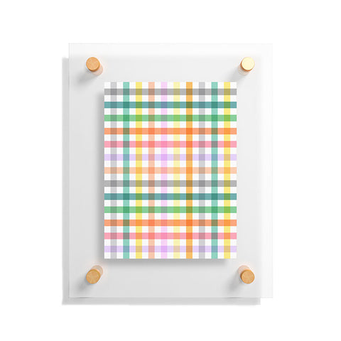 Ninola Design Vichy Spring Colorful Picnic Floating Acrylic Print