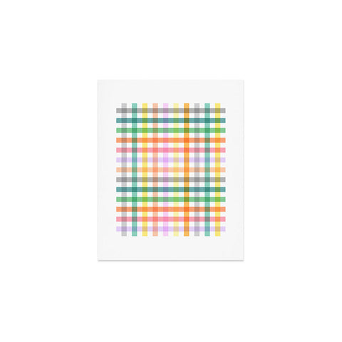 Ninola Design Vichy Spring Colorful Picnic Art Print