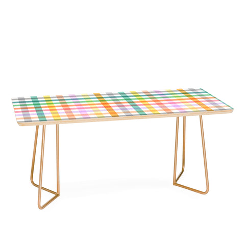 Ninola Design Vichy Spring Colorful Picnic Coffee Table
