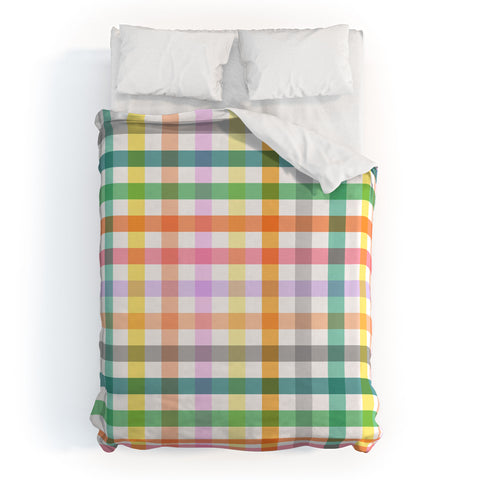 Ninola Design Vichy Spring Colorful Picnic Duvet Cover