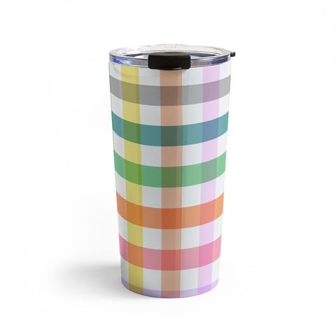 Ninola Design Vichy Spring Colorful Picnic Travel Mug