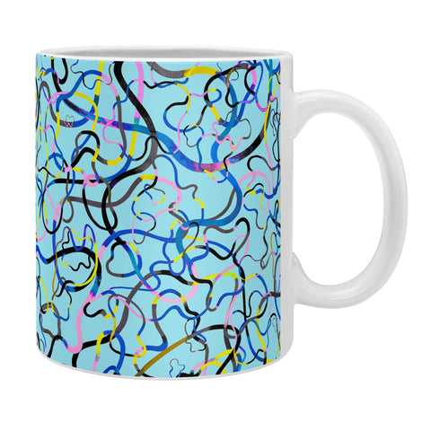 Ninola Design Water drawings blue Coffee Mug