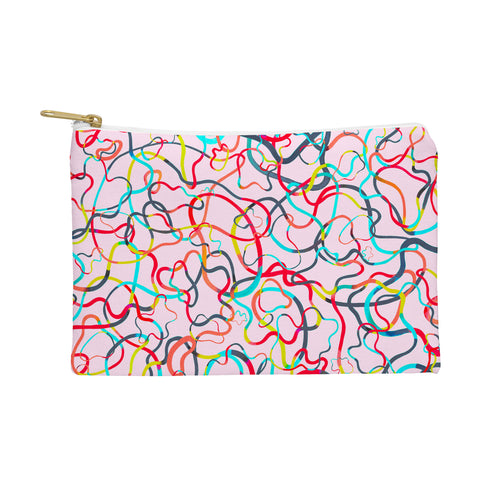 Ninola Design Water drawings pink Pouch