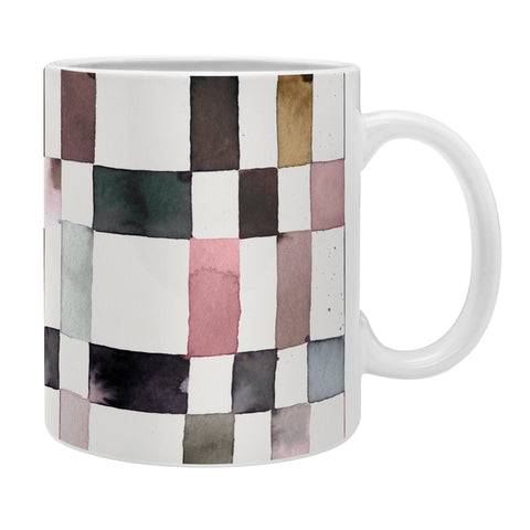 Ninola Design Watercolor checker Company is coming Coffee Mug