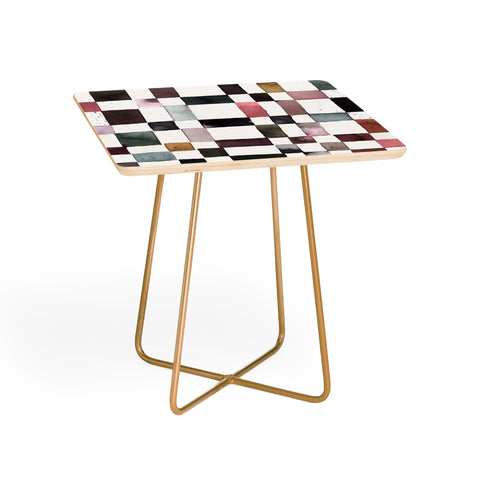 Ninola Design Watercolor checker Company is coming Side Table
