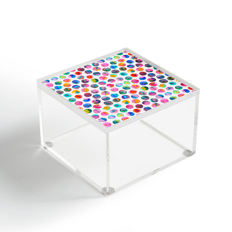 Ninola Design Watercolor Dots Marbles Acrylic Box