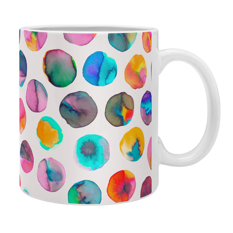 Ninola Design Watercolor Dots Marbles Coffee Mug