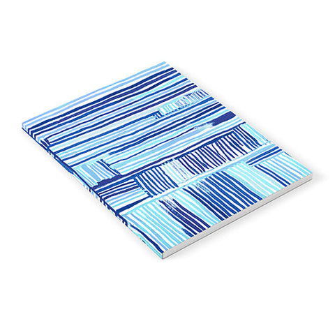 Ninola Design Watercolor Linear Blue Notebook