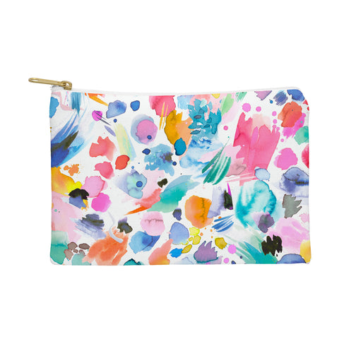 Ninola Design Watercolor Painterly Scribbles Pouch