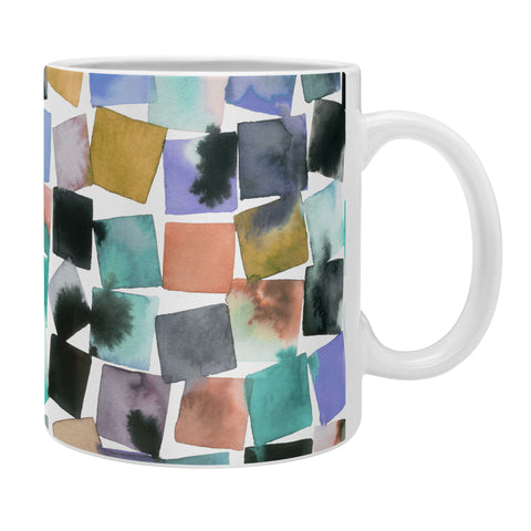 Ninola Design Watercolor plaids Blue Coffee Mug