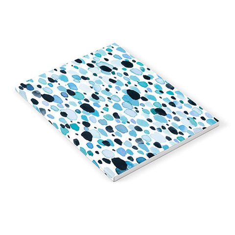Ninola Design Watercolor Speckled Blue Notebook