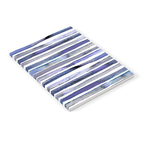 Ninola Design Watercolor stripes blue Notebook